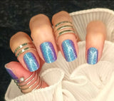 Varsity Blues Nail Wraps