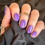 Violet Tigress Nail Wraps