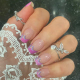 Butterfly Effect French Nail Wraps