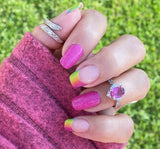 Watermelon Berry French Nail Wraps