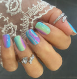 Groovy Waves Nail Wraps
