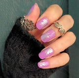 Lilac Oasis Nail Wraps