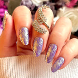 Platinum Reflections Nail Wraps