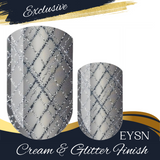 Platinum Pop Plaid Nail Wraps