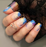 Twilight Garden French Nail Wraps