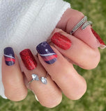 Royal Red White & Blue Nail Wraps