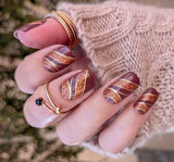Luminous Spice Nail Wraps