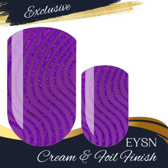 Lilac Ripple Nail Wraps