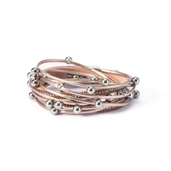 Wraparound Magnetic Bracelet (Rosette)