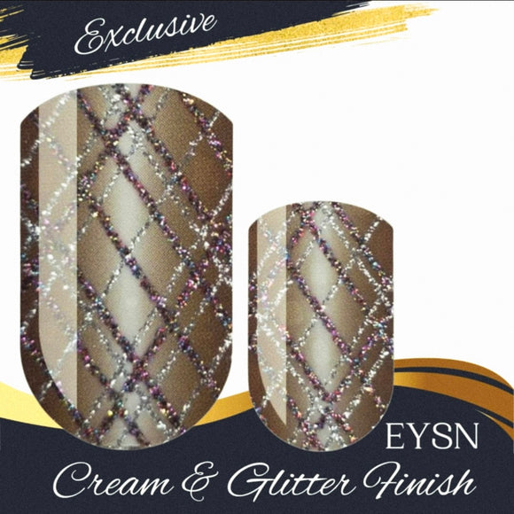 Gatsby Pop Plaid Nail Wraps