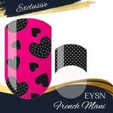 Polka Dot Princess French Nail Wraps