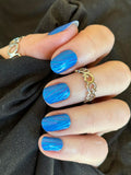 Sapphire Tigress Nail Wraps