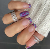 Electro Pop French Nail Wraps