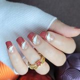 Crimson Kringle Nail Wraps
