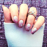 Sugar Plum Snowflake Nail Wraps