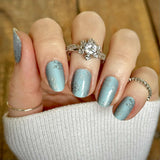 Minted Flurries Nail Wraps
