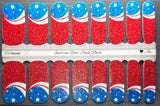 All American Glow Nail Wraps