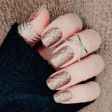 Espresso Gatsby Pop Nail Wraps