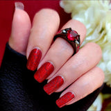 Ruby Red Ice Nail Wraps