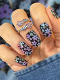Starlight Floral Nail Wraps