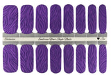 Violet Tigress Nail Wraps