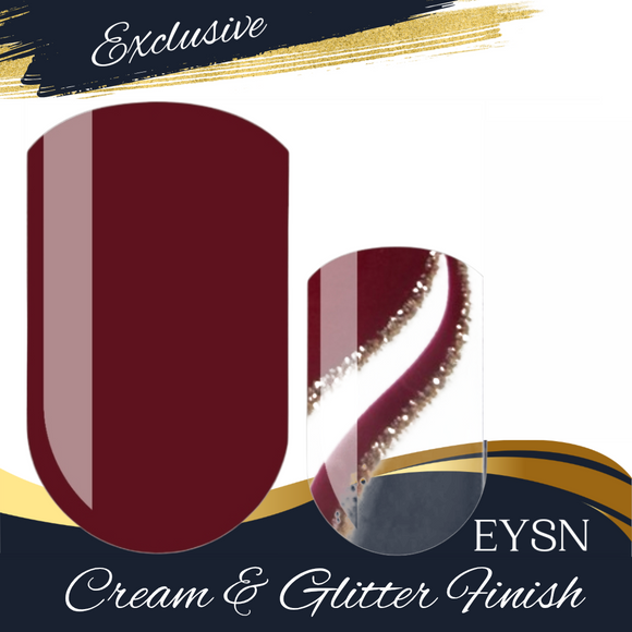 Bordeaux Bliss Nail Wraps