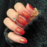 Canyon Snowflakes Nail Wraps