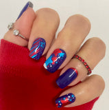 Midnight Fireworks Nail Wraps