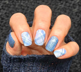 Peaceful Plaid Nail Wraps