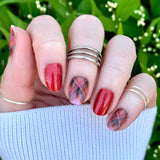 Blissful Plaid Nail Wraps