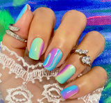 Groovy Waves Nail Wraps