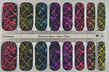 Laser Show Nail Wraps