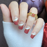 Crimson Kringle Nail Wraps