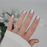 Silver Sizzle Gel Nail Wraps (NG488)