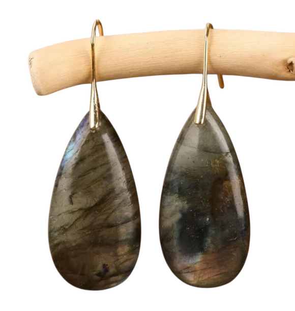 Glory Earrings (Labradorite)