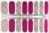 Watermelon Plaid Nail Wraps