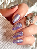 Platinum Reflections Nail Wraps