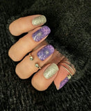 Orchid Vortex Nail Wraps