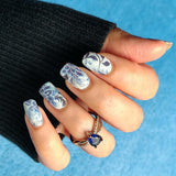 Royal Bloom Nail Wraps