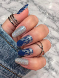 Denim & Diamonds Nail Wraps