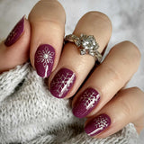 Snowflake Magic Nail Wraps