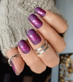 Violet Waves Nail Wraps