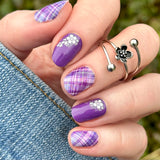 Charmed Plaid Nail Wraps