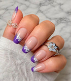 Periwinkle French Nail Wraps