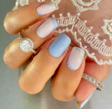 Periwinkle Party Nail Wraps
