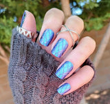Techno Pop Plaid Nail Wraps