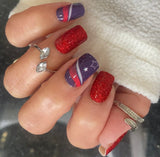Royal Red White & Blue Nail Wraps