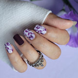 Plum Vines Nail Wraps