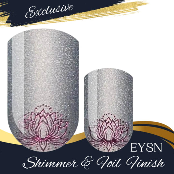 Lotus Blooms Nail Wraps