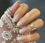 Sweet Melon French Nail Wraps